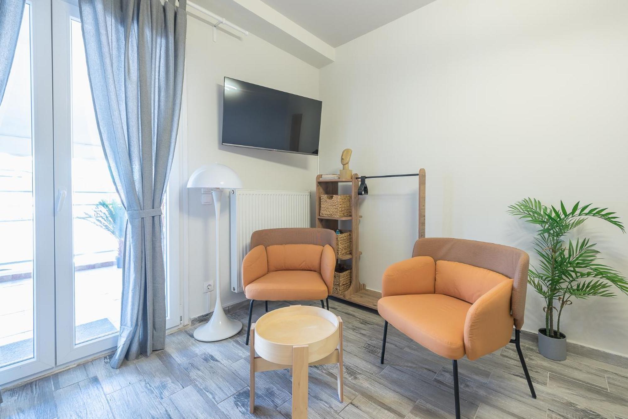 Sunny Studio With Starlight Balcony Athen Eksteriør billede
