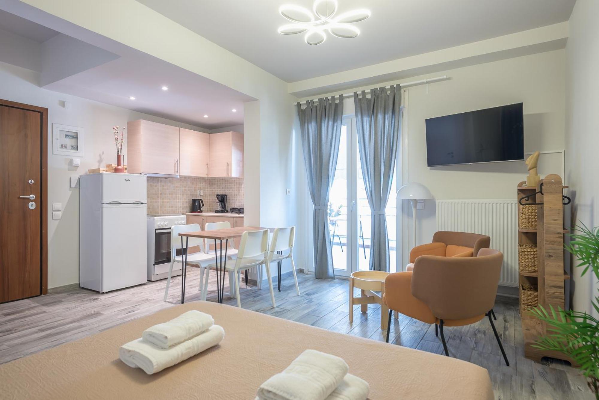 Sunny Studio With Starlight Balcony Athen Eksteriør billede