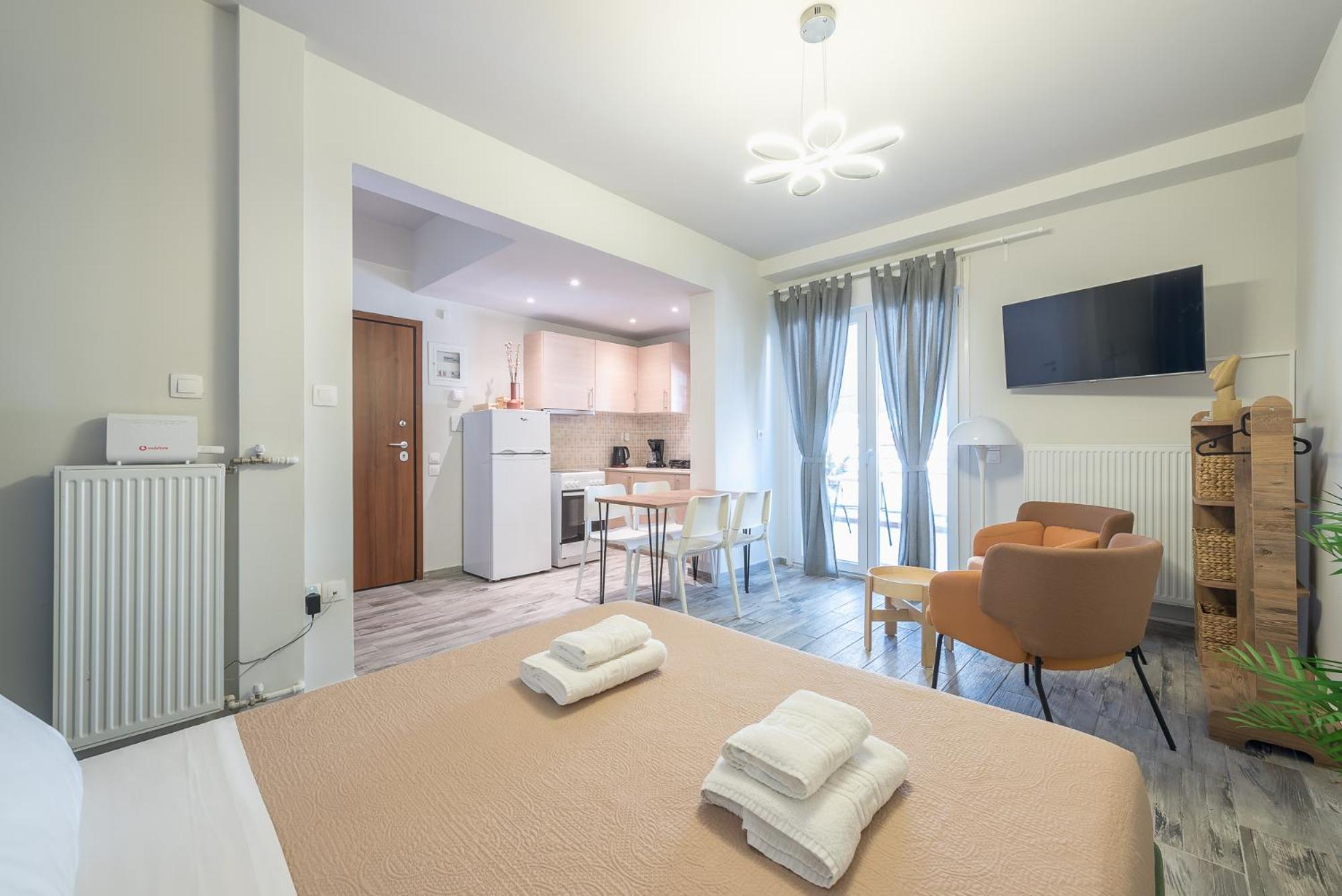 Sunny Studio With Starlight Balcony Athen Eksteriør billede