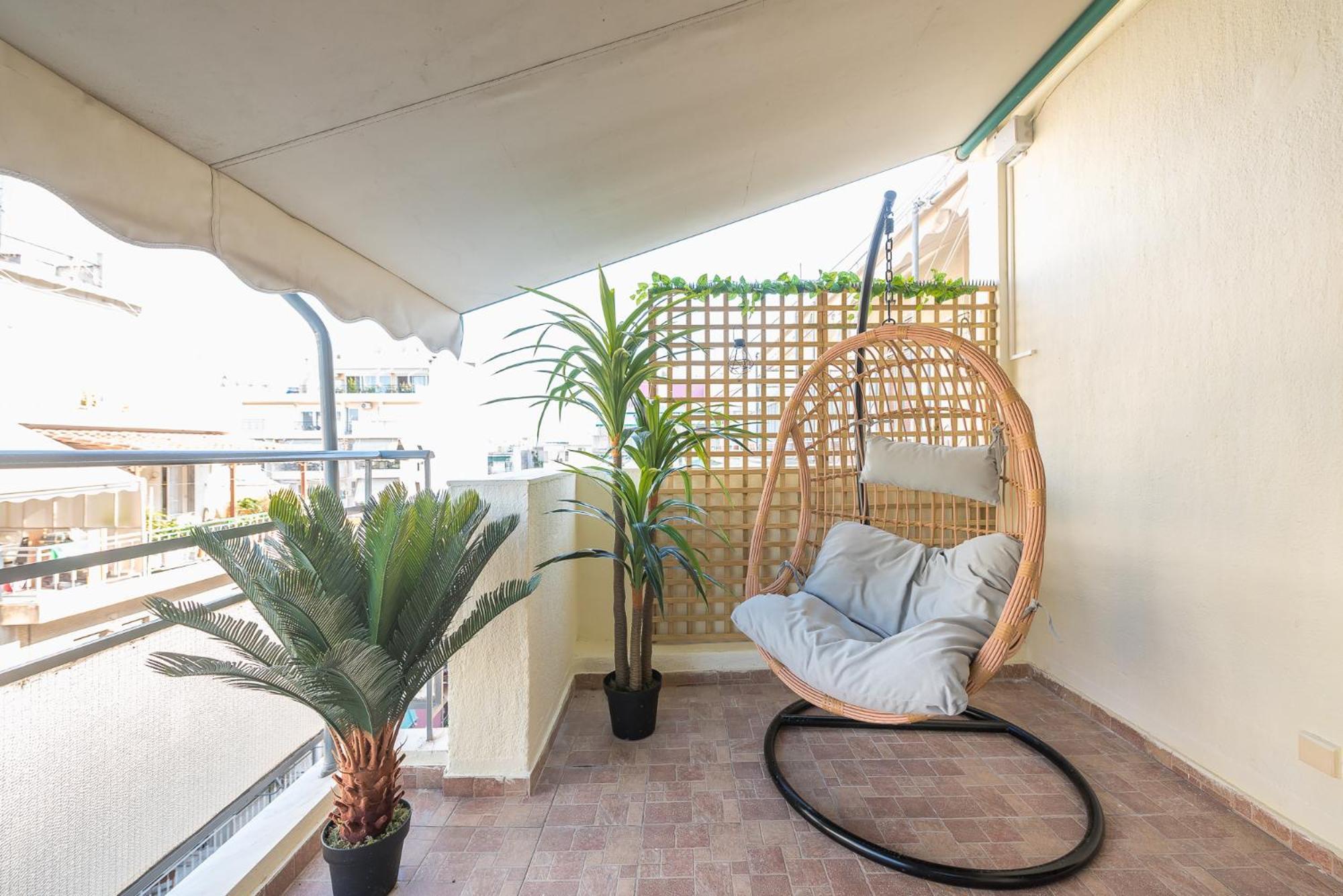 Sunny Studio With Starlight Balcony Athen Eksteriør billede