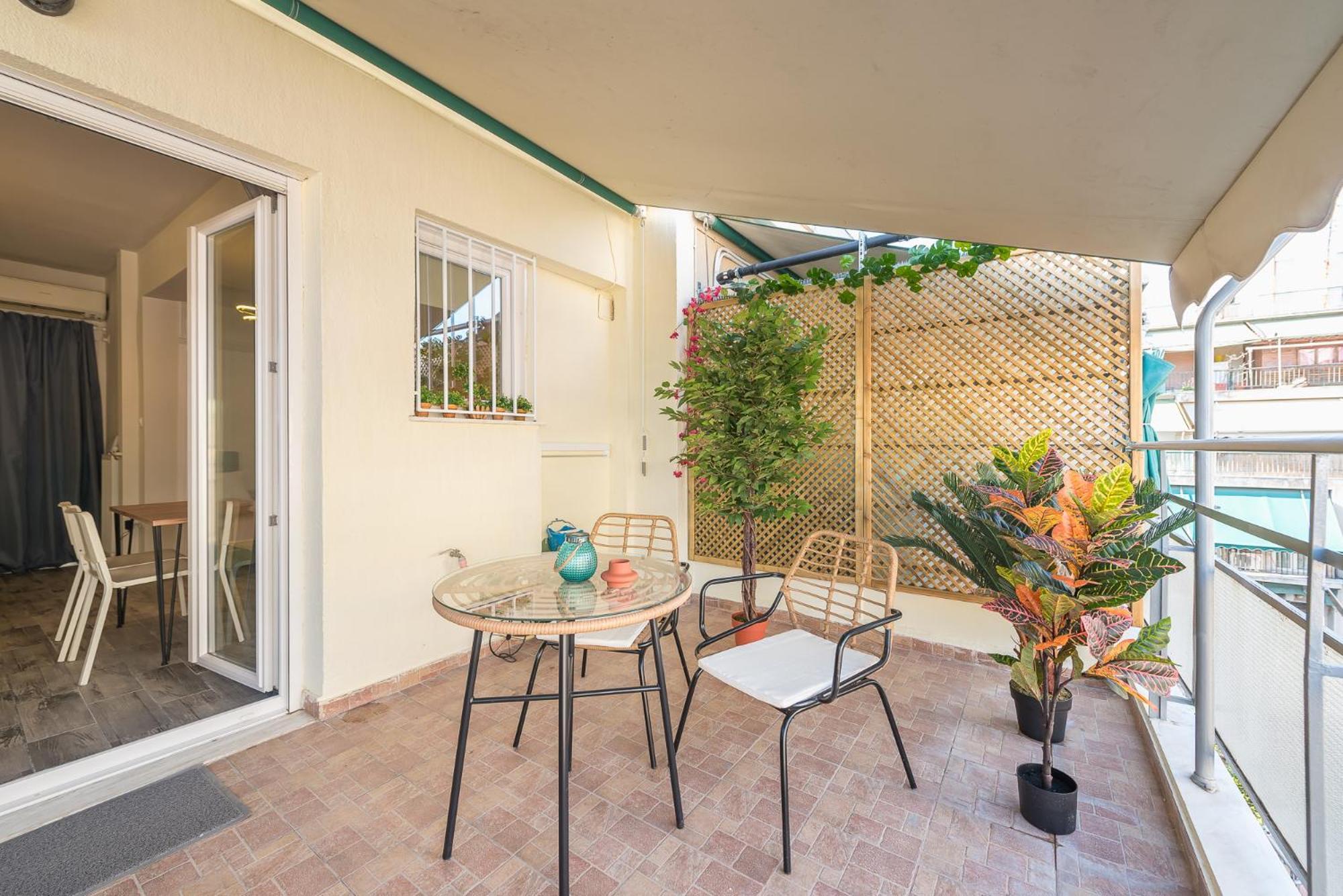 Sunny Studio With Starlight Balcony Athen Eksteriør billede